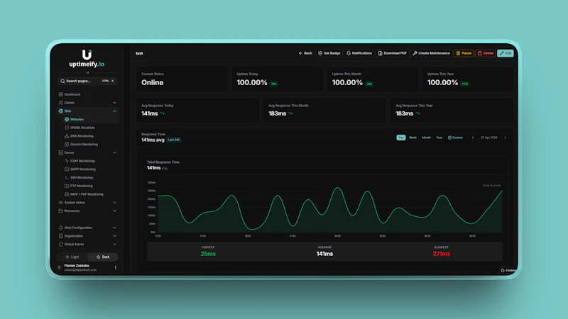 Uptimeify screenshot 3
