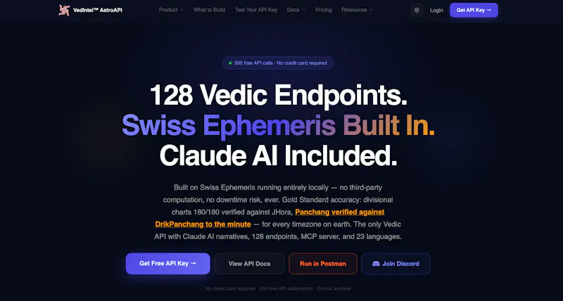 VedIntel™ AstroAPI screenshot 2