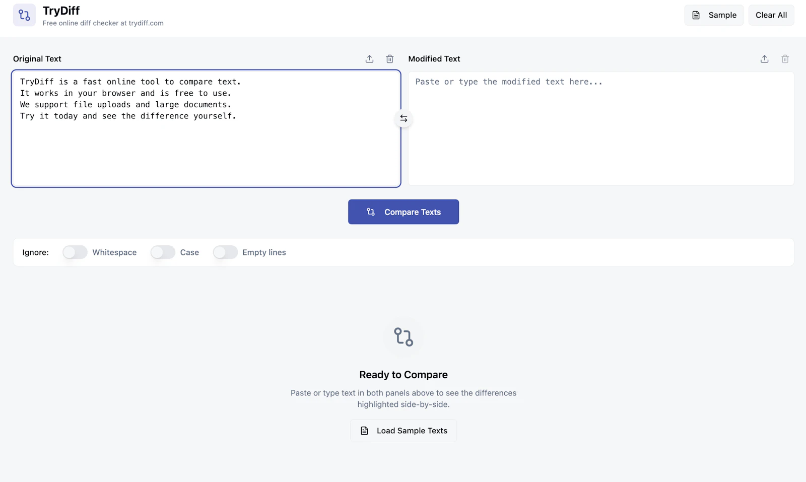 TryDiff screenshot 4