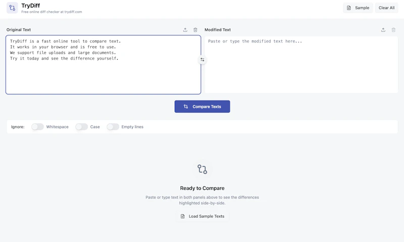TryDiff screenshot 4