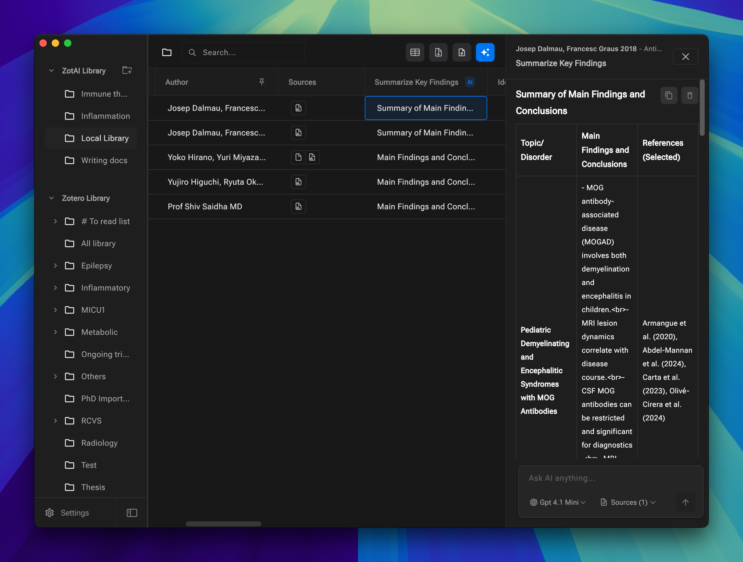 ZOTAI - The Ultimate Research AI Copilot - Screenshot 2 preview
