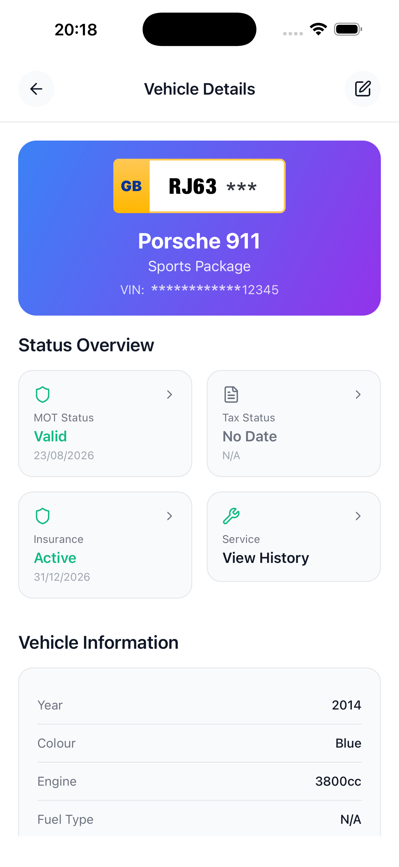 Car File - Screenshot 4 showing product features and functionality