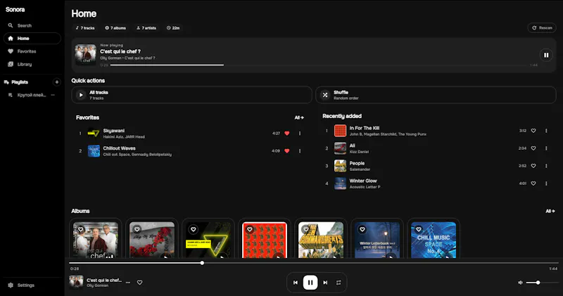 Sonora screenshot 2