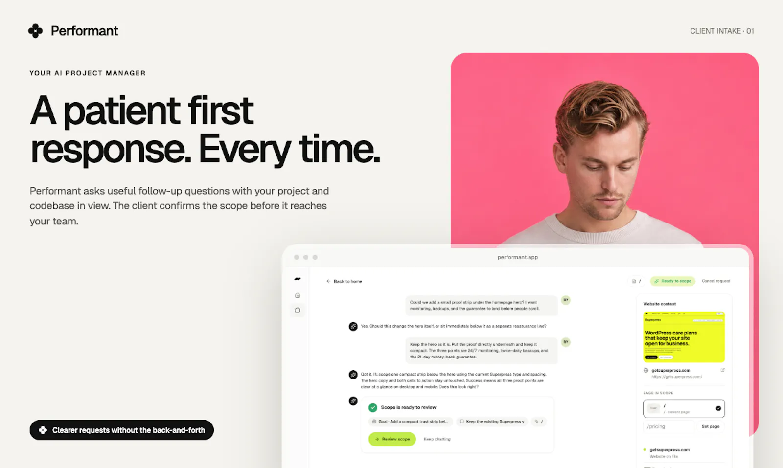 Performant screenshot 2