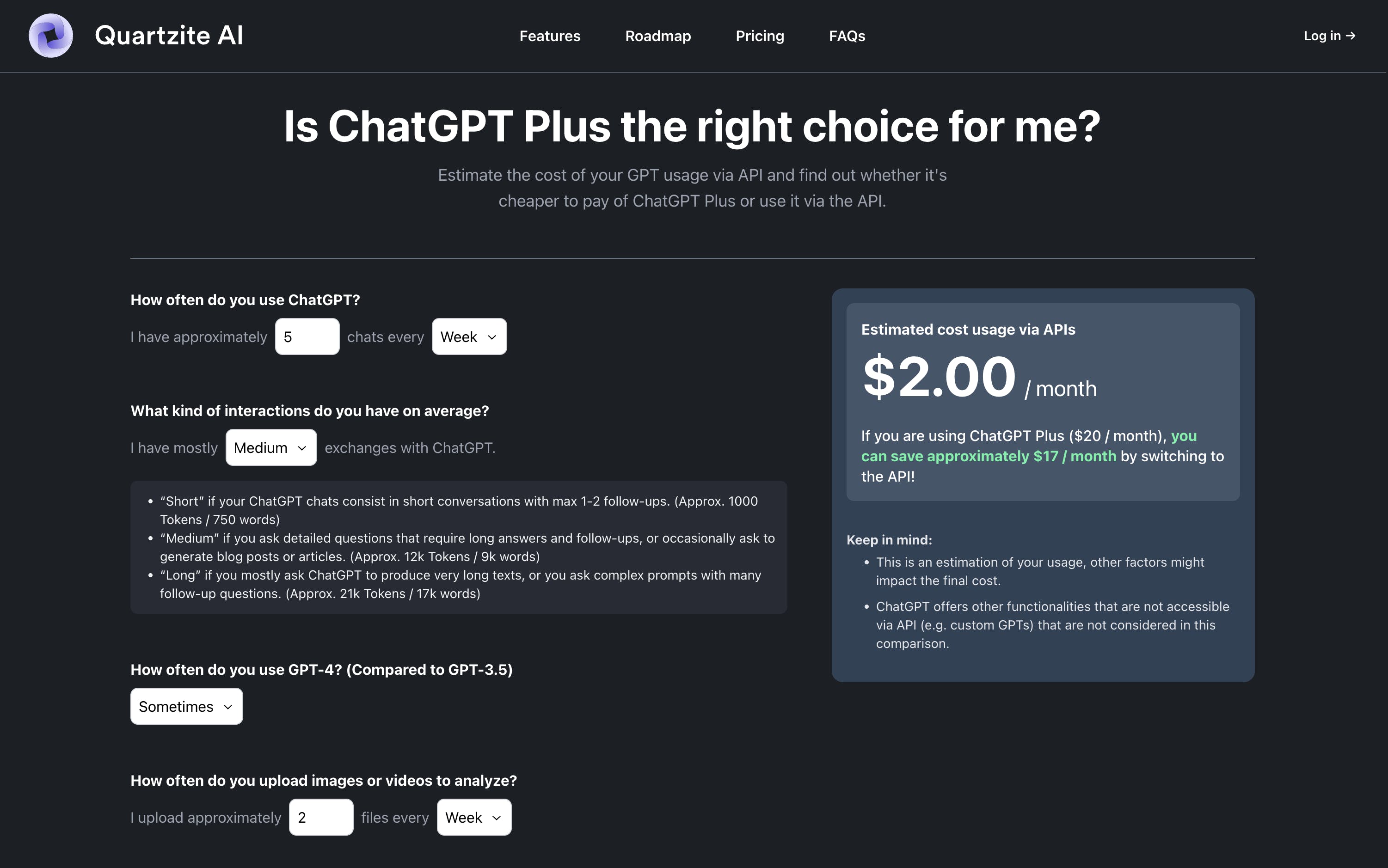 OpenAI API cost calculator media 1