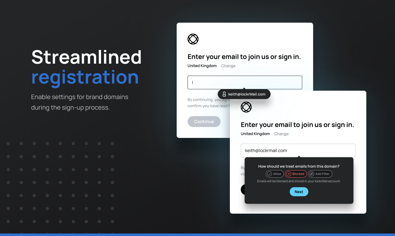 Lockrmail Chrome拡張機能 media 2