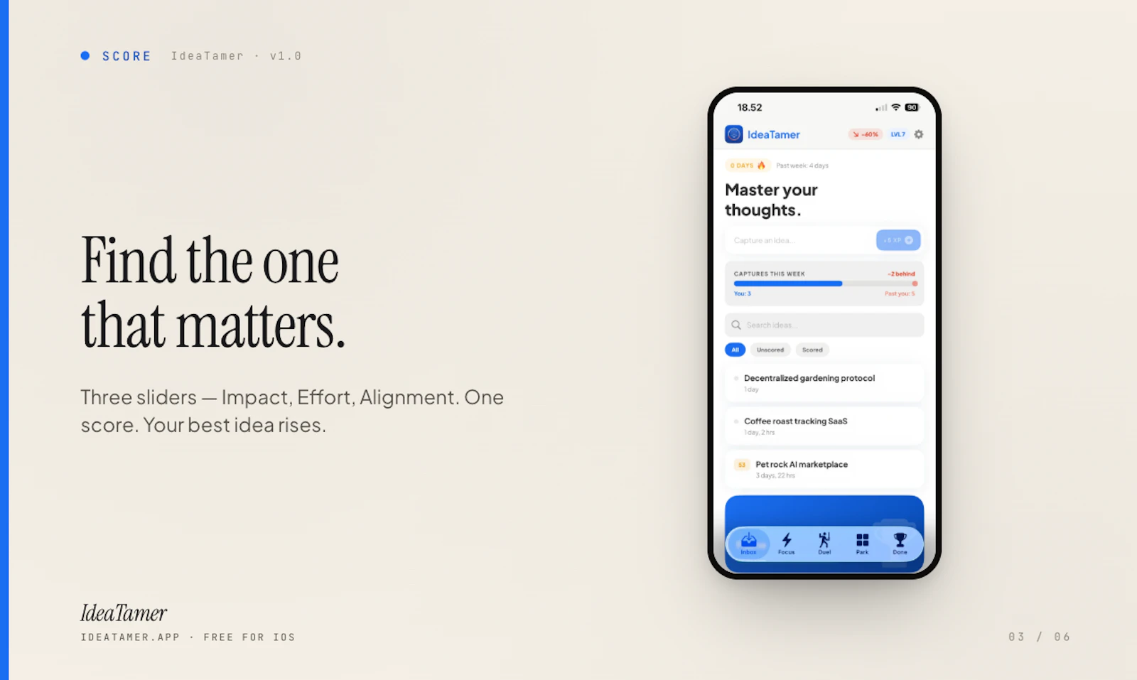 IdeaTamer screenshot 3