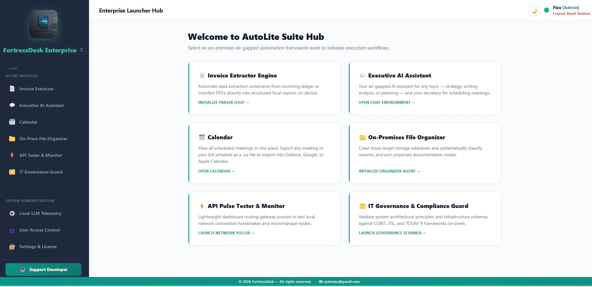 Your offline AI secretary — no cloud logo