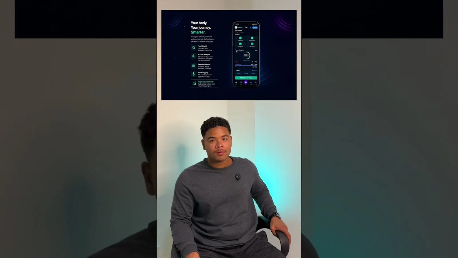 FitnessIQ screenshot 1 (video preview)
