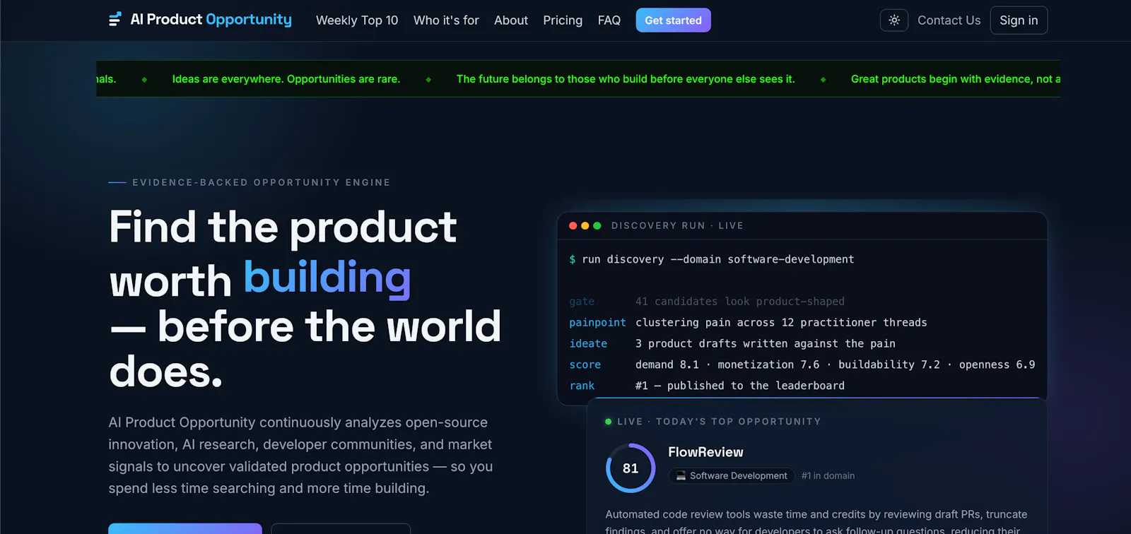 AI Product Opportunity screenshot 6