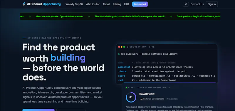 AI Product Opportunity screenshot 6