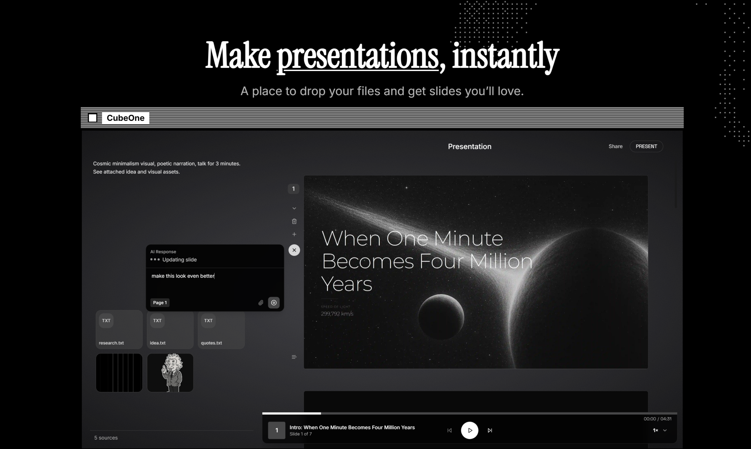 Presentation 2.0 by CubeOne gallery image