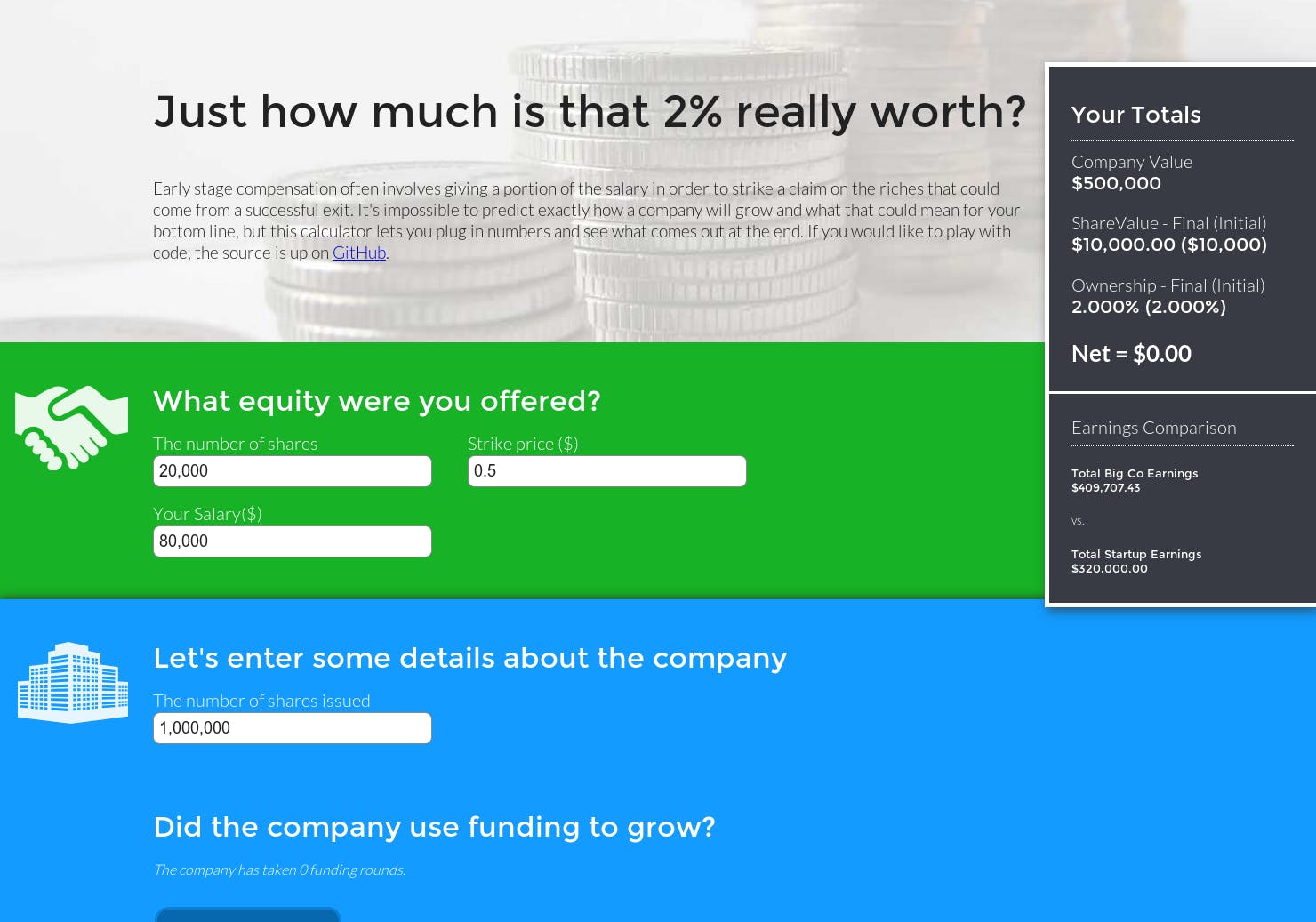 Equity Calculator media 1