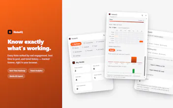 NotesIQ - Substack Notes Analytics gallery image