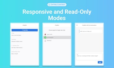 DHTMLX Chatbot gallery image