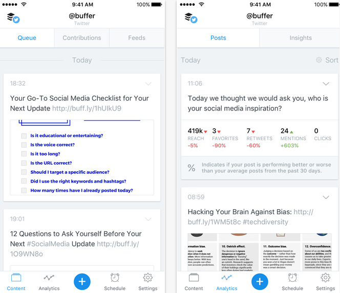 Buffer for iOS7 gallery image