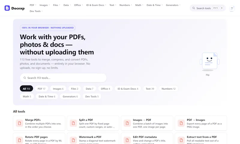 Docexp screenshot 4