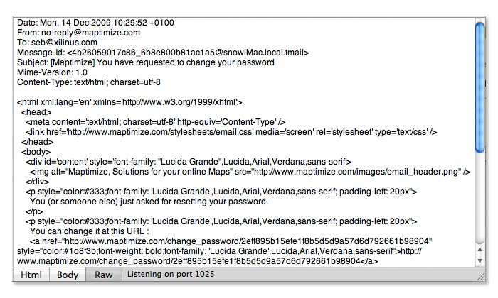 MockSMTP gallery image