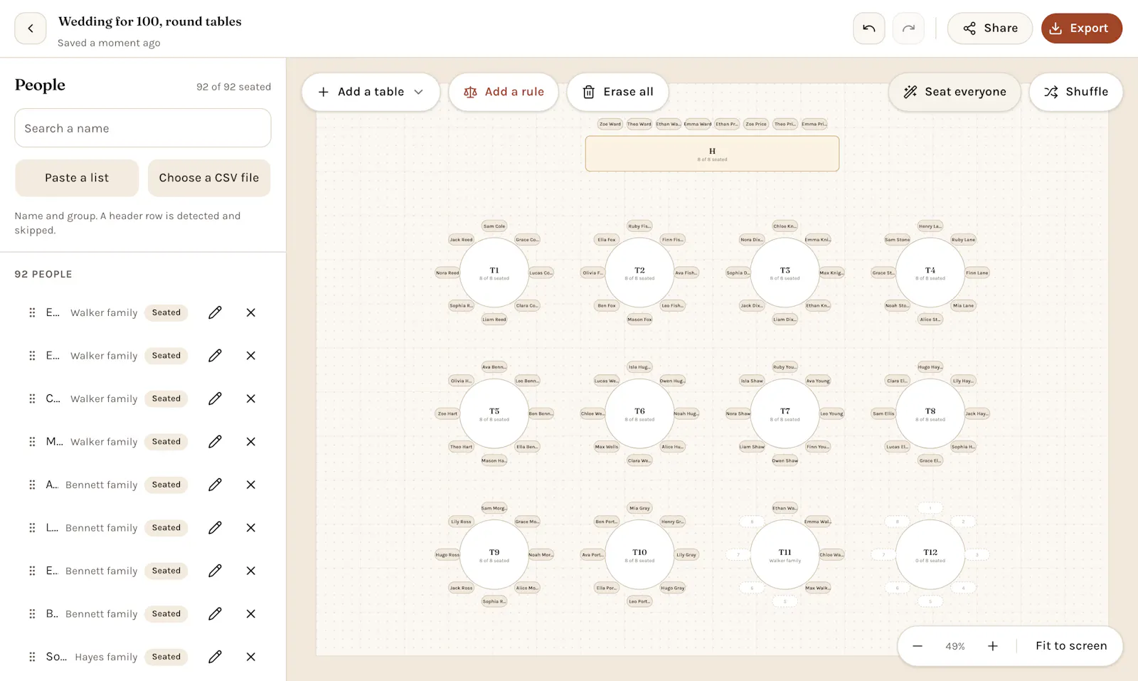 SeatSort screenshot 3