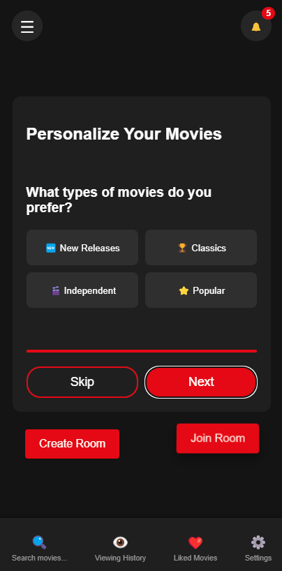 Moviematcher - スワイプして、次のお気に入りの映画を見つけます。パーソナライズされた映画メディア8