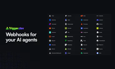 Trigger.dev: Webhooks for your AI agents gallery image