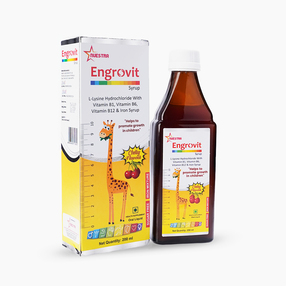 Engrovit Height Growth Syrup for kids media 3