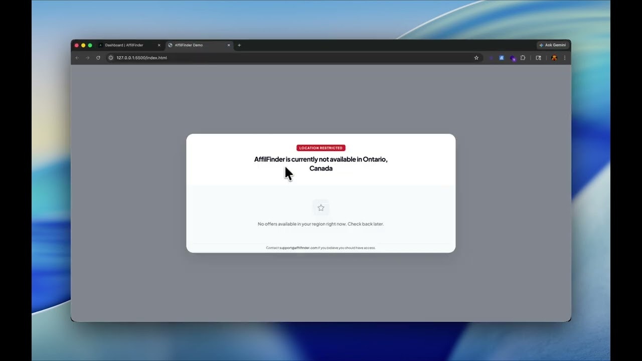 AffilFinder gallery image