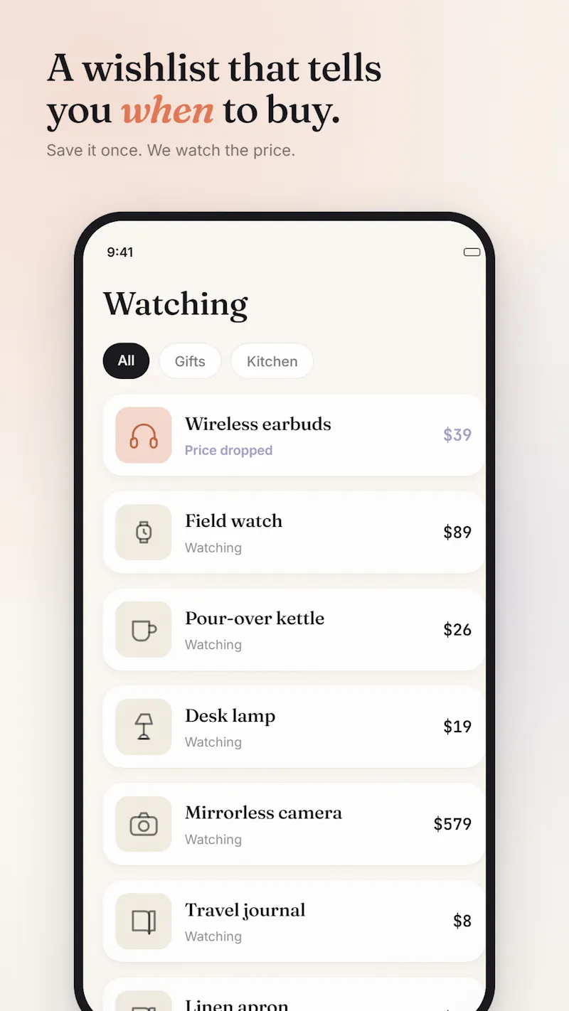 WishCurator screenshot 1