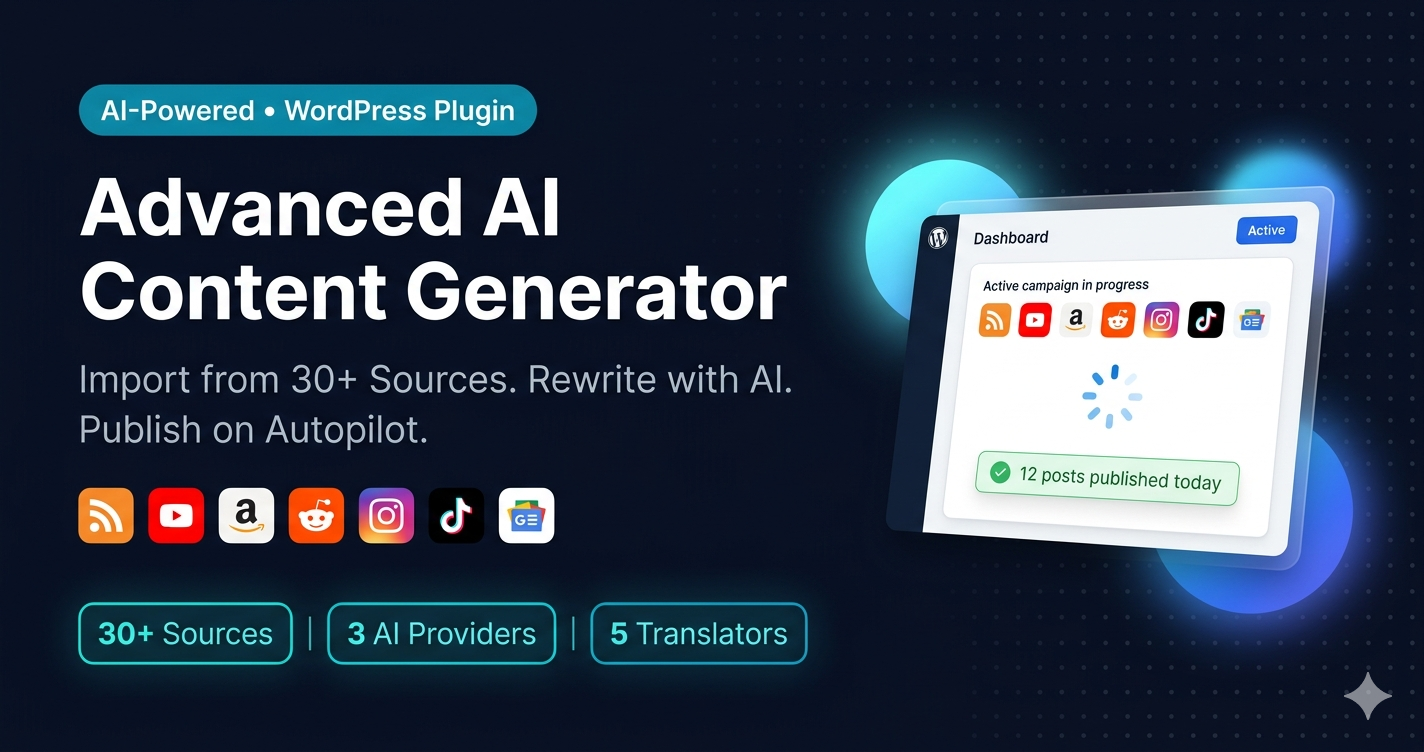 Advanced AI Content Generator gallery image