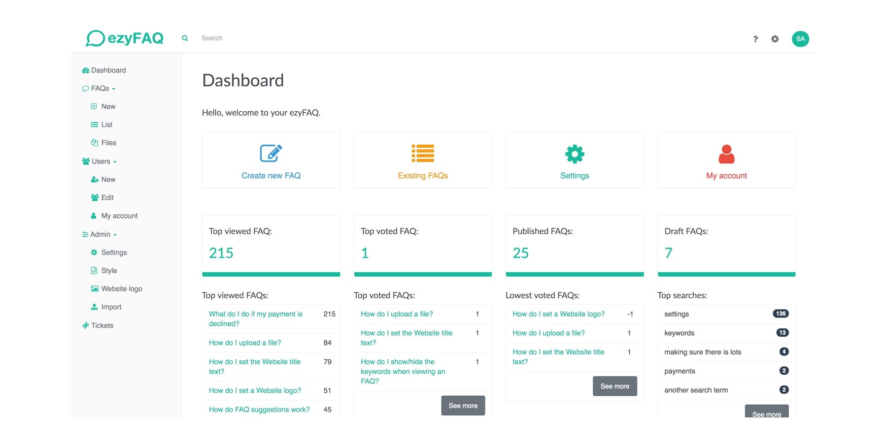 ezyFAQ gallery image