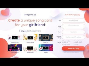 songcard.co by Landingi gallery image