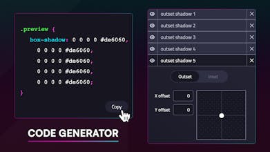 CSS Box Shadows Generator gallery image