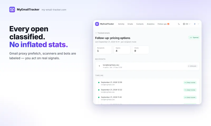 My Email Tracker (GDPR-ready) screenshot 3