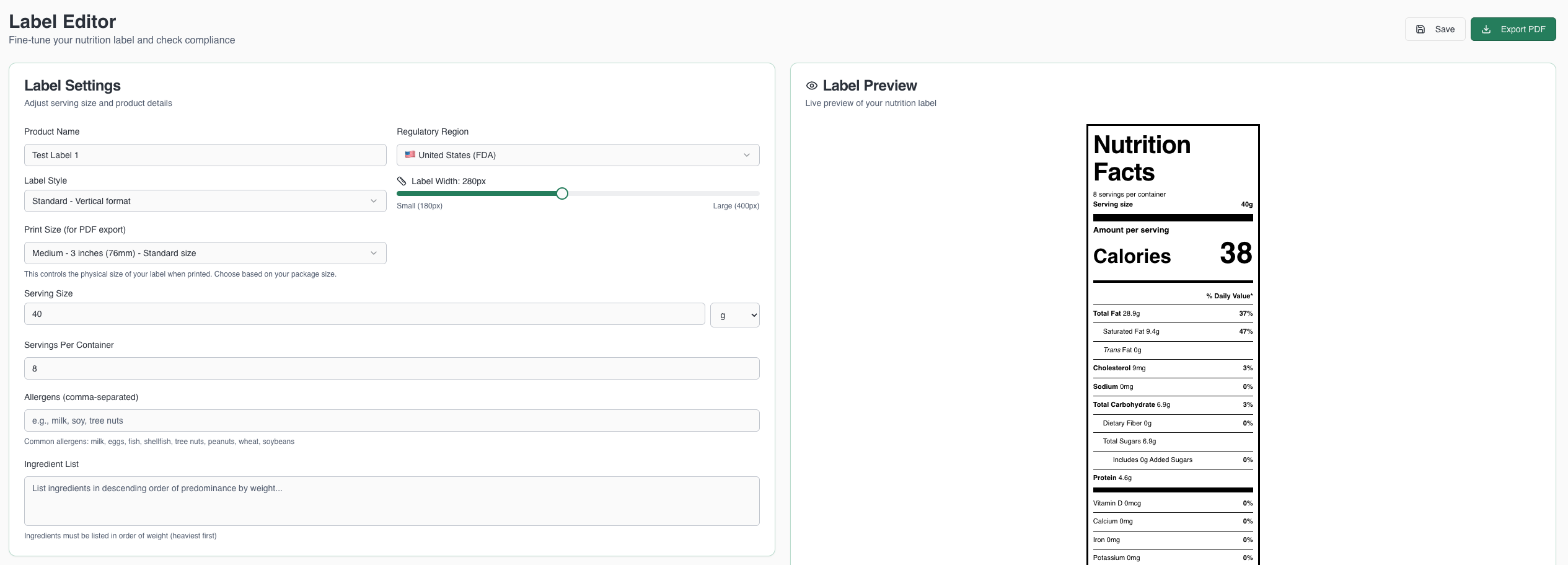 CompliLabel gallery image