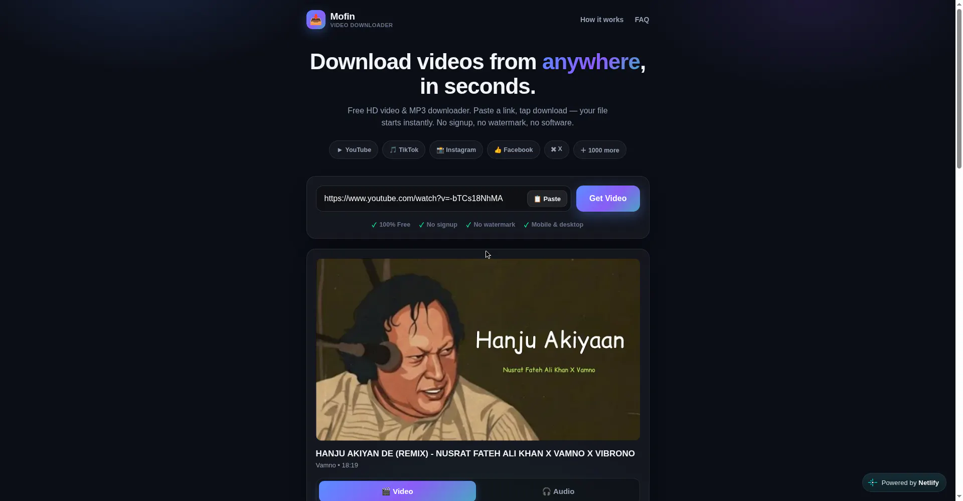 Mofin Video Downloader gallery image