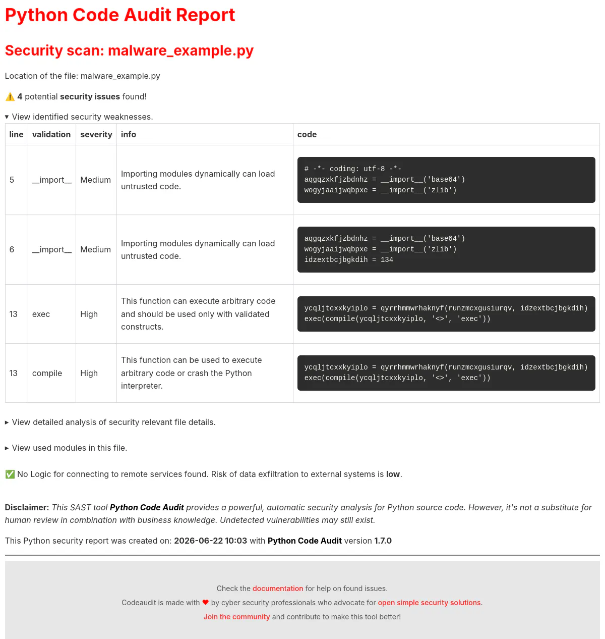 Python Code Audit gallery image