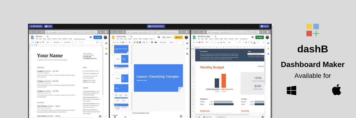 dashB - Dashboard Maker (early access) gallery image