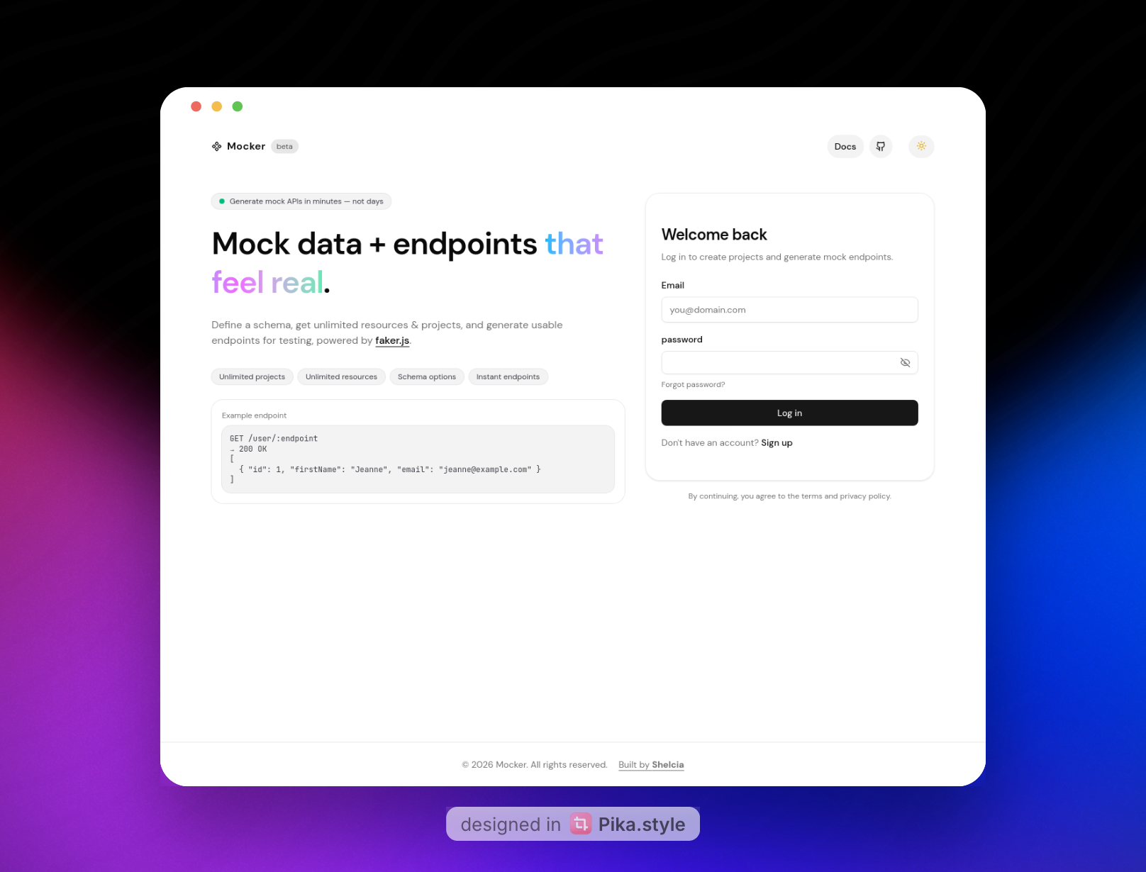 Mocker - Screenshot 5 showing product features and functionality
