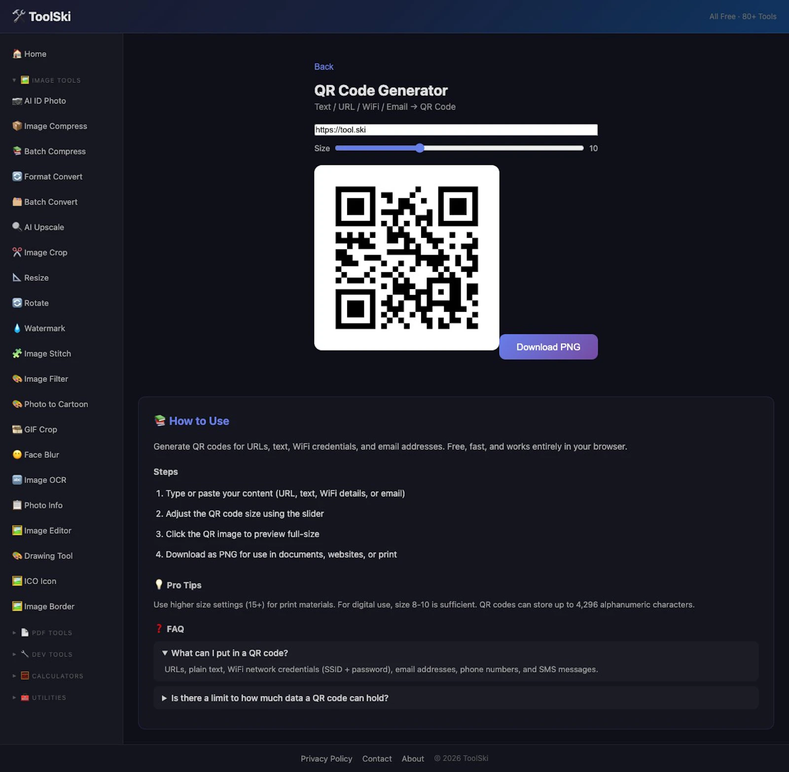 ToolSki screenshot 2