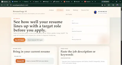 ResumeForgeAI gallery image