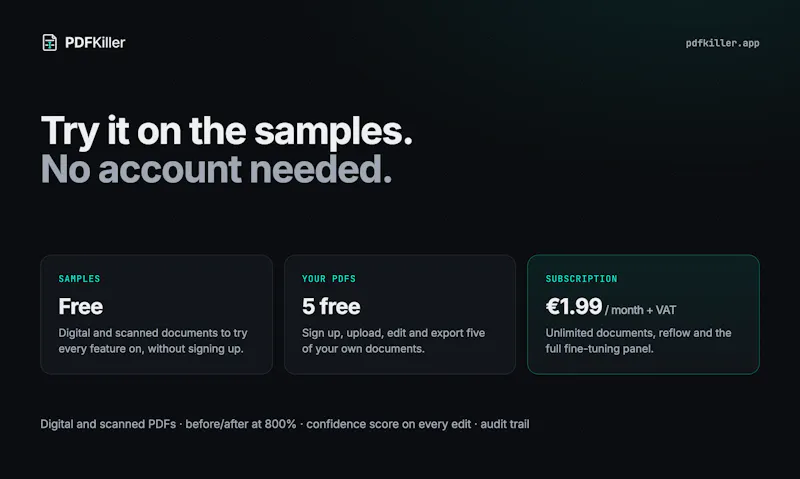 PDFKiller.app screenshot 2