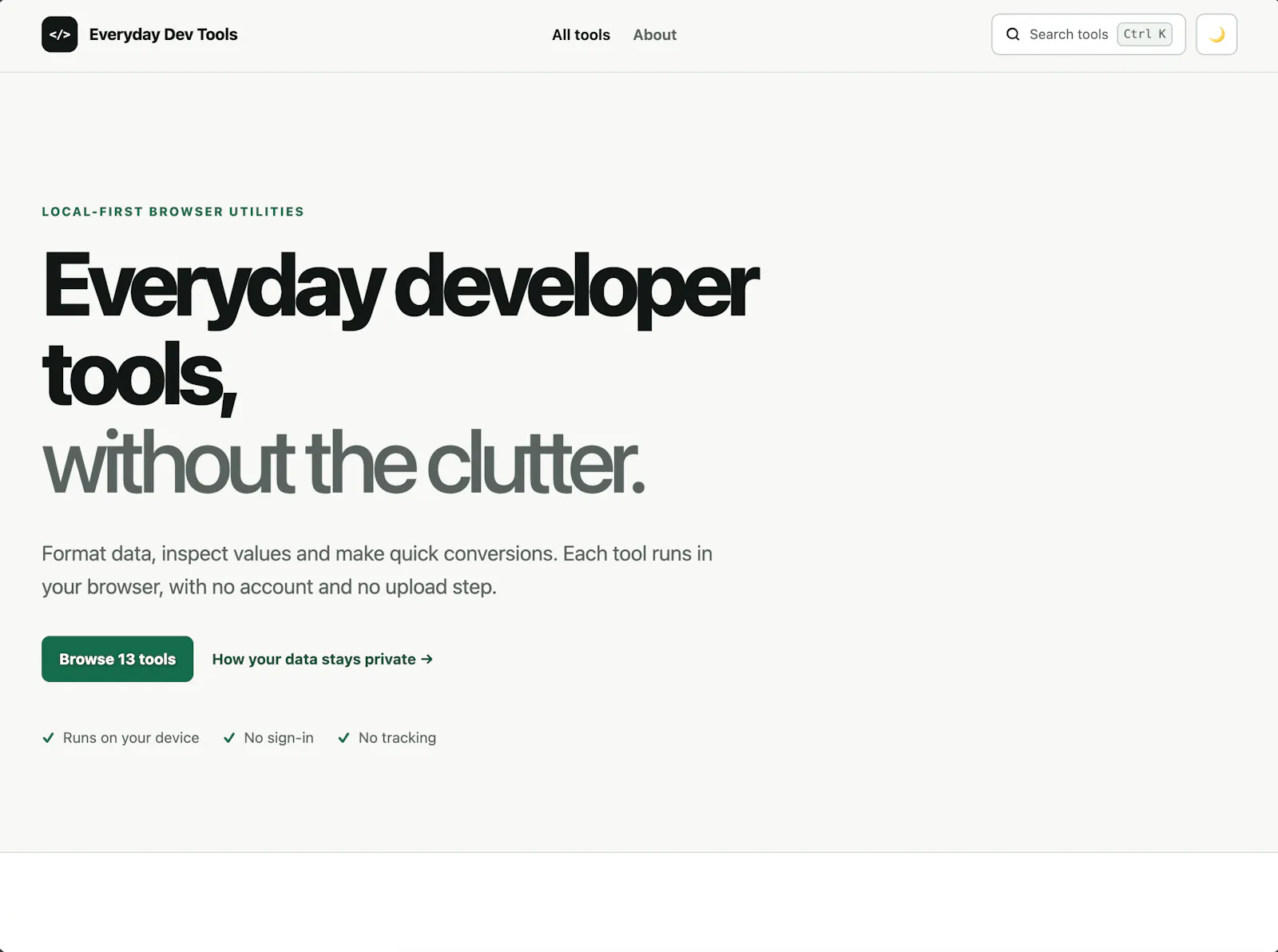 Everyday Dev Tools screenshot 3