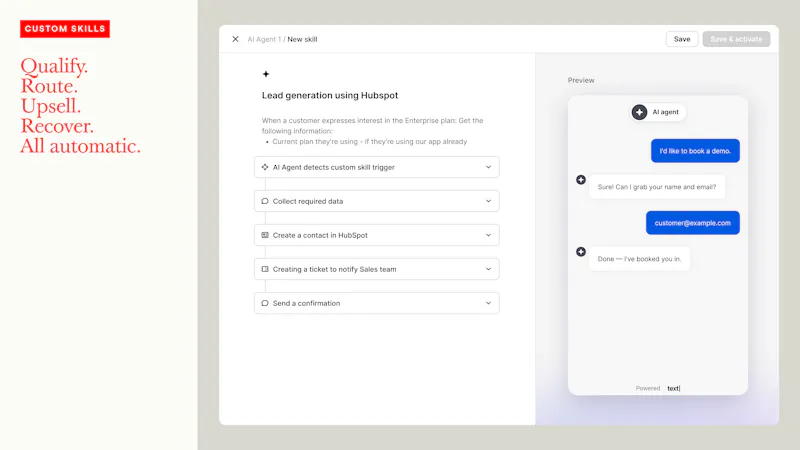 Text AI Customer Service & Live Chat screenshot 8