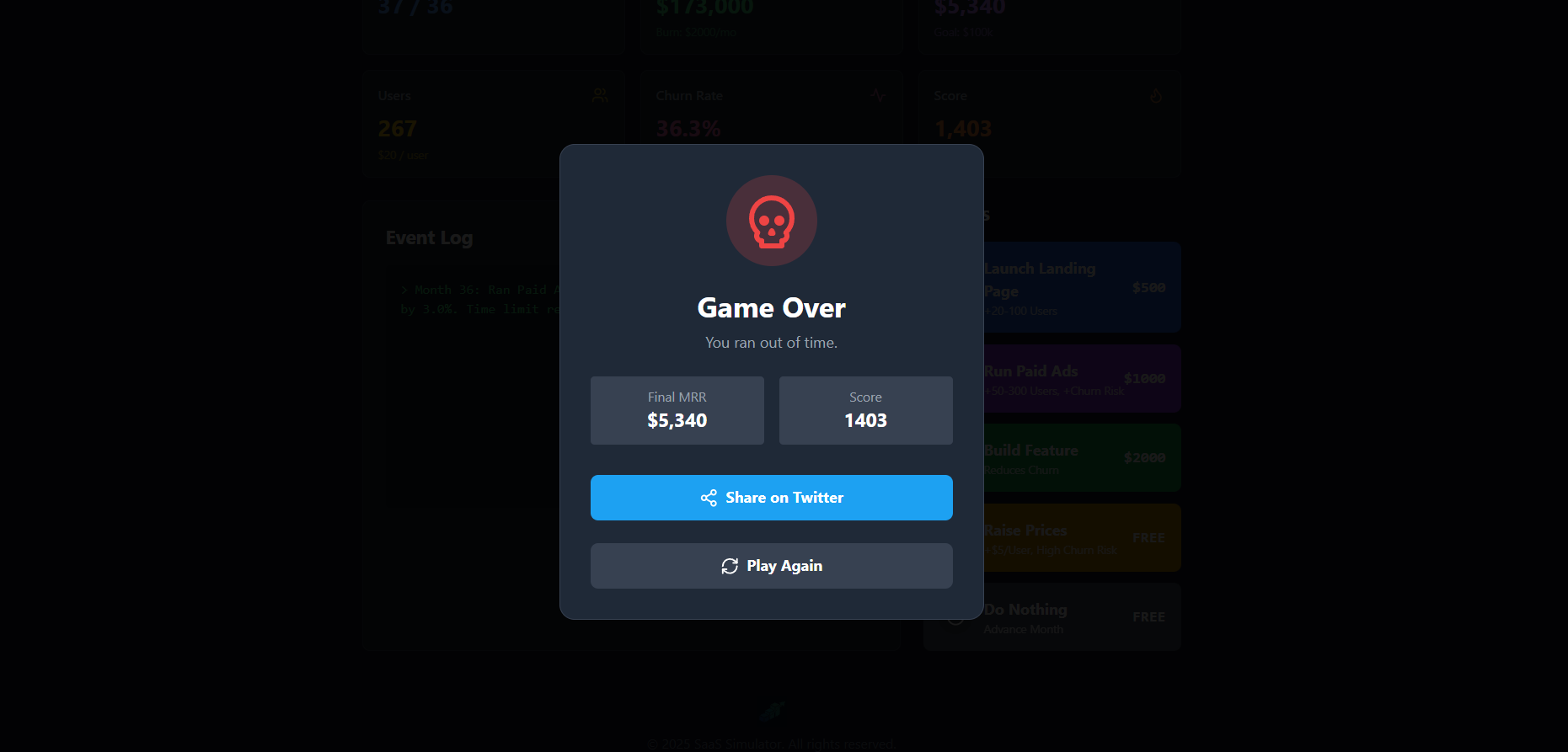 SaaS Simulator gallery image