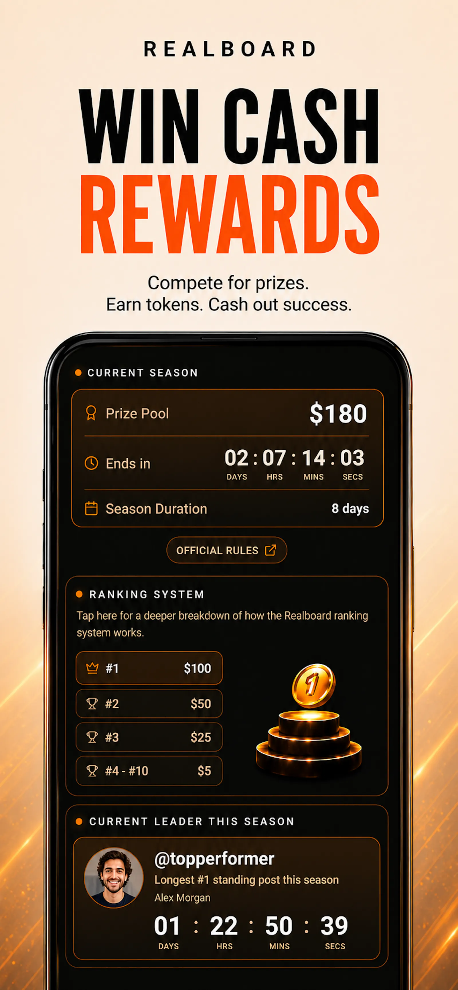 Realboard | Social Leaderboard screenshot 2