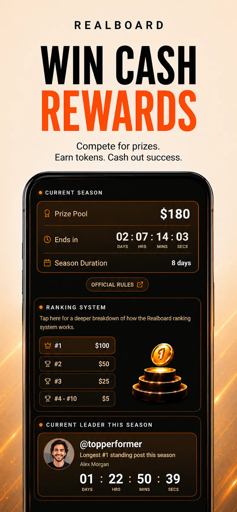 Realboard | Social Leaderboard screenshot 2