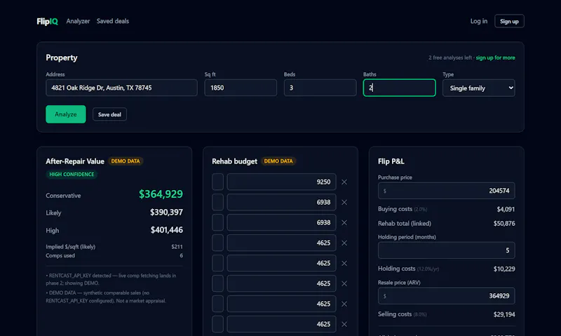FlipIQ screenshot 4