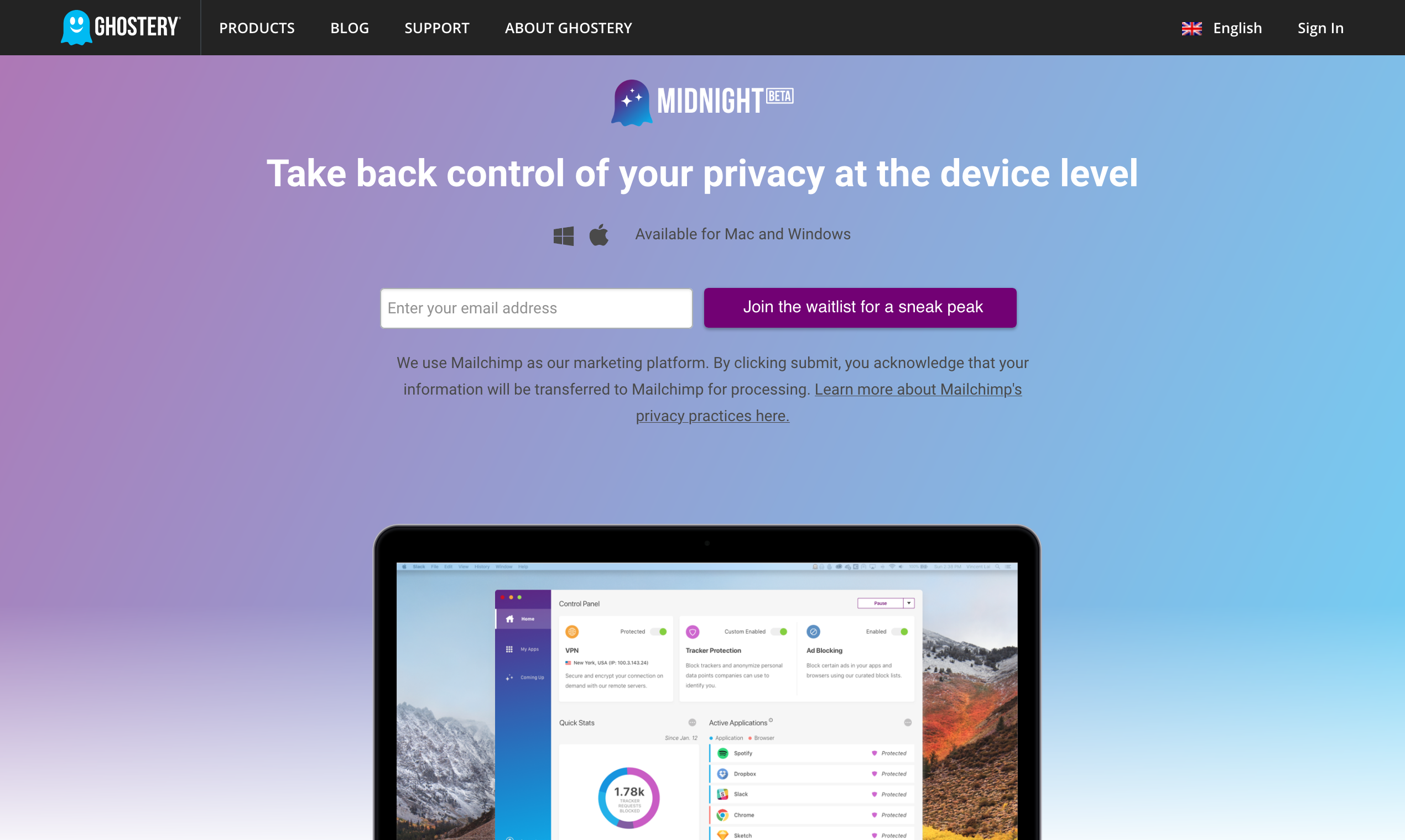 Ghostery Midnight image