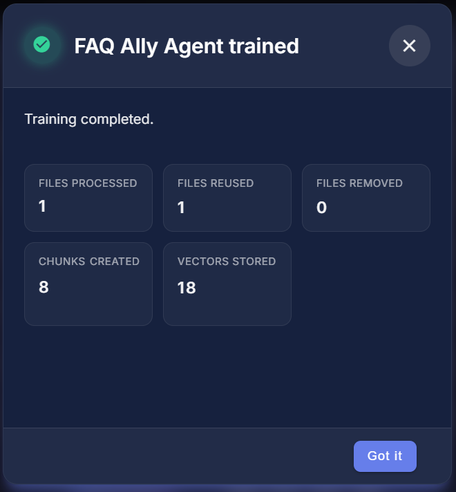 FAQ Ally - Screenshot 3 preview