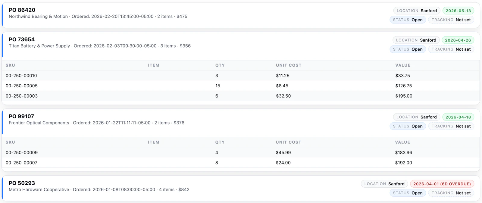 Inventory Control for QuickBooks Desktop screenshot 2